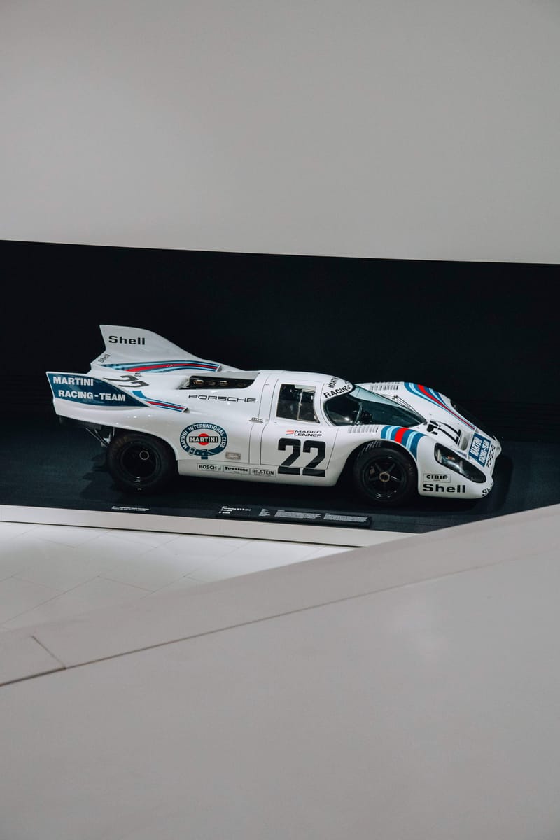 Porsche 917 Martini in het Porsche Museum