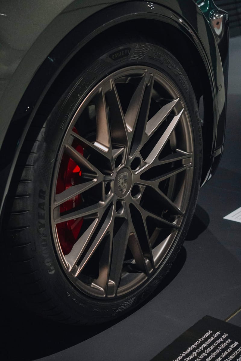 Porsche – detail velg en remklauw