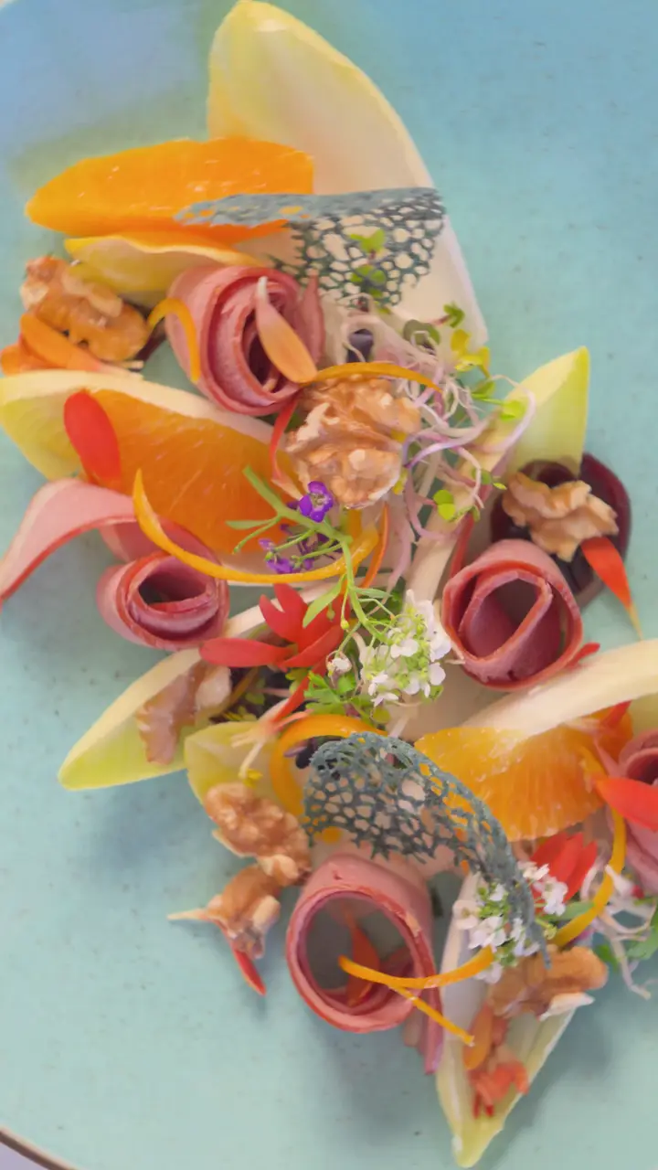 Food content – kleurrijk gerecht