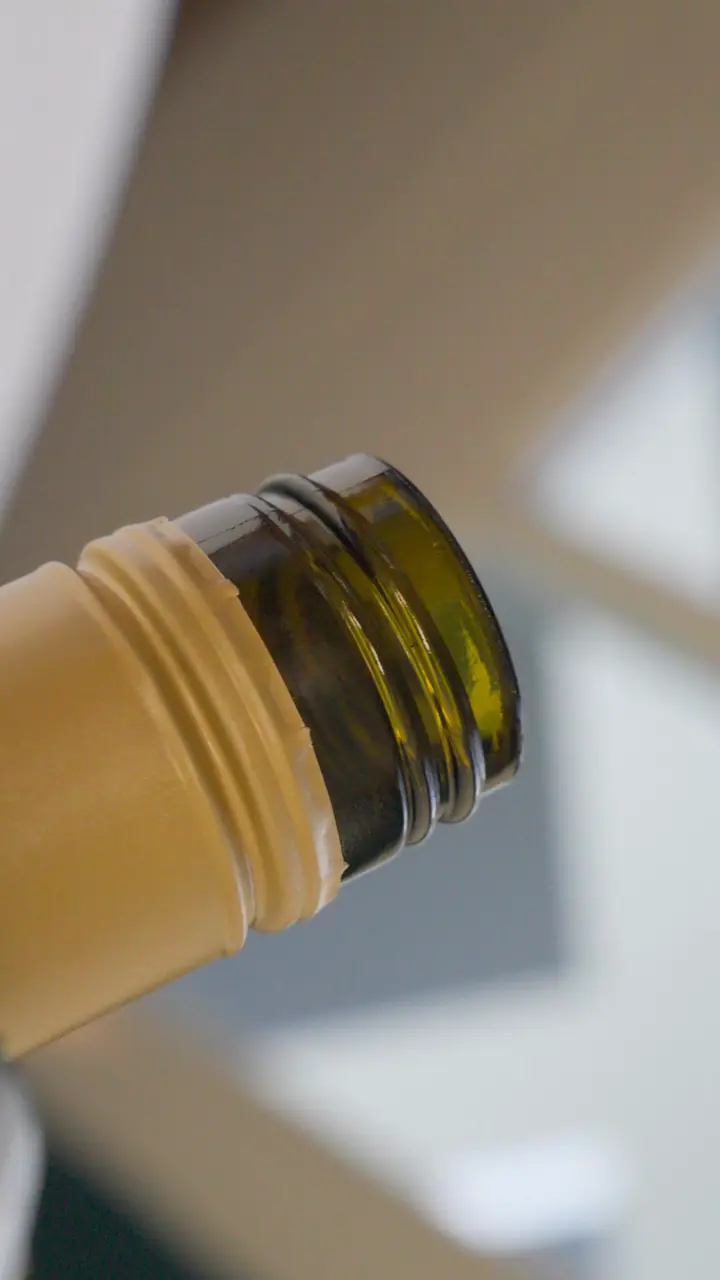 Productvideo – fles close-up