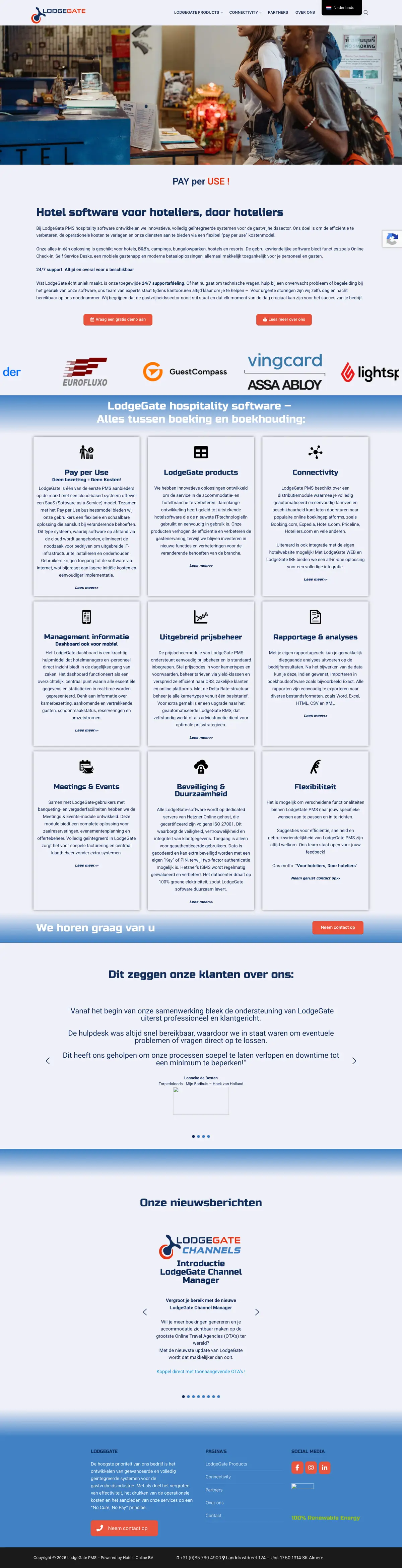 Website LodgeGate